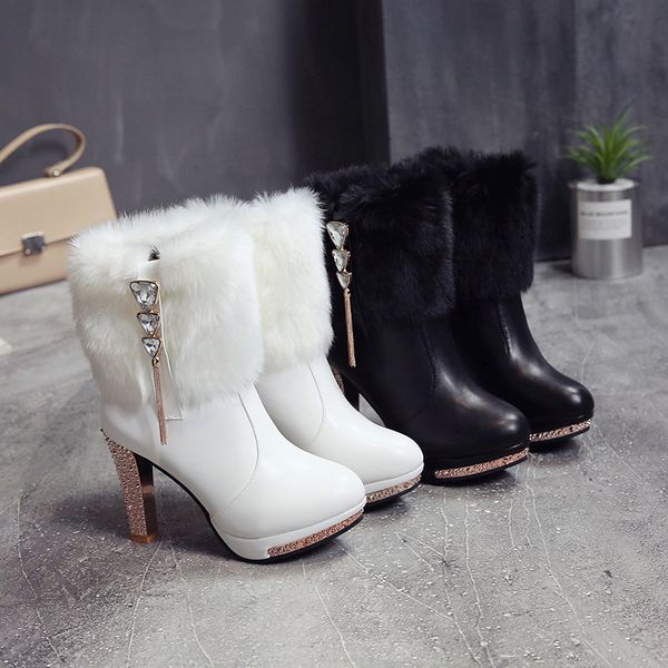 boots autumn ankle ladies winter thick heel luxury designer metal women boot pumps shoes 2021 snow, Black
boots autumn ankle ladies winter thick heel luxury designer metal women boot pumps shoes 2021 snow, Black