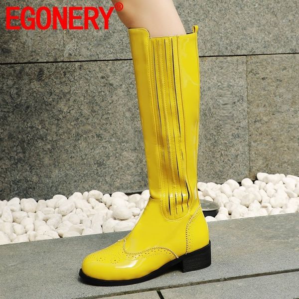 egonery punk knee-high boots woman winter yellow purple black 4cm mid heels women's shoes fashion winter zipper cool shoes
egonery punk knee-high boots woman winter yellow purple black 4cm mid heels women's shoes fashion winter zipper cool shoes