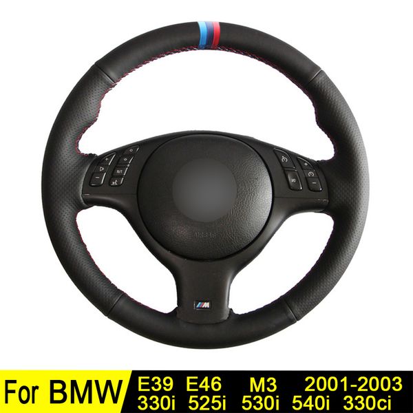 car steering wheel cover for bmw m3 e39 e46 330i 540i 525i 530i 330ci 2003-2001 hand-stitched black artificial leather
car steering wheel cover for bmw m3 e39 e46 330i 540i 525i 530i 330ci 2003-2001 hand-stitched black artificial leather