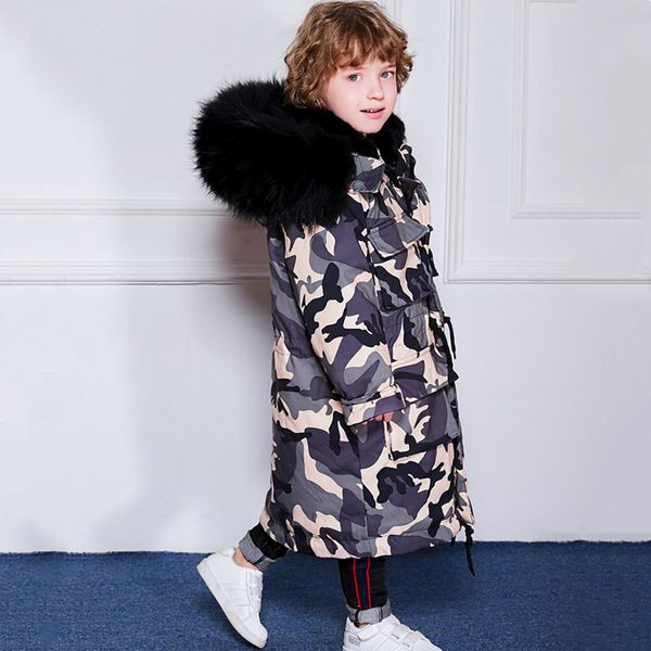 children's real fur coat kids wear camouflage fur pie to overcome thickening big collar baby long fashion coat, Blue;gray
children's real fur coat kids wear camouflage fur pie to overcome thickening big collar baby long fashion coat, Blue;gray