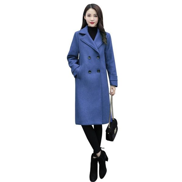 2020 new female autumn winter wool coat korean version plus size loose cotton woolen coat casual women long woolen jacket ok130, Black
2020 new female autumn winter wool coat korean version plus size loose cotton woolen coat casual women long woolen jacket ok130, Black