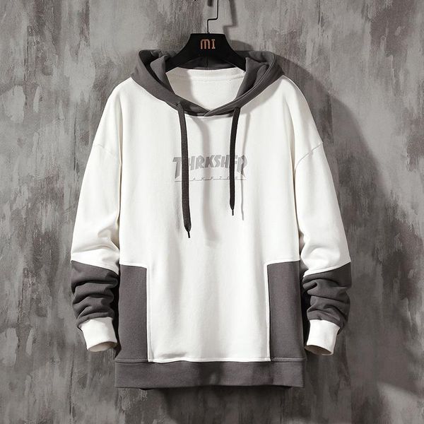 autumn spring patchwork hoodies men's sweatshirts hip hop punk streetwear casual pullover kg-46, Black
autumn spring patchwork hoodies men's sweatshirts hip hop punk streetwear casual pullover kg-46, Black