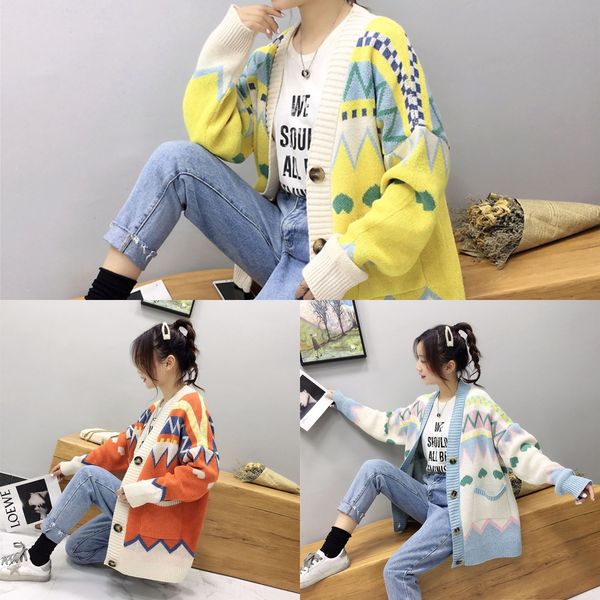 very fairy coat sweatersweater sweater cardigan thickened mid-length autumn new internet celebrity korean style loose lazy style coat for wo, White;black
very fairy coat sweatersweater sweater cardigan thickened mid-length autumn new internet celebrity korean style loose lazy style coat for wo, White;black