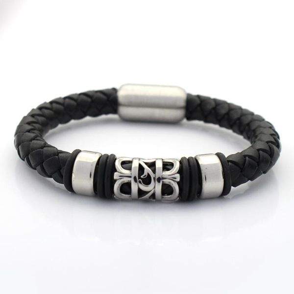 charm bracelets men bangles 8mm genuine braided leather bracelet never fade 316 stainless steel hollow charms bead with magnet clasp, Golden;silver
charm bracelets men bangles 8mm genuine braided leather bracelet never fade 316 stainless steel hollow charms bead with magnet clasp, Golden;silver