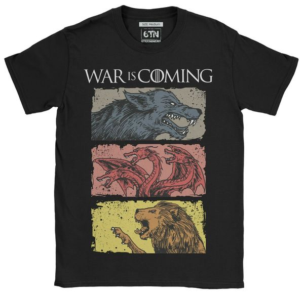 war is coming t shirt thrones of game winterfell stark targaryen lannister wolf 2019 new o-neck men design your own shirt
war is coming t shirt thrones of game winterfell stark targaryen lannister wolf 2019 new o-neck men design your own shirt