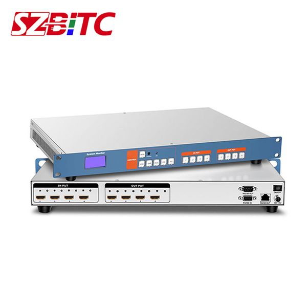 szbitc 4k hdmi matrix 4x4 hdmi switcher switch 4 in 4 out edid tcp/ip panel control with remote control for -ray dvd
szbitc 4k hdmi matrix 4x4 hdmi switcher switch 4 in 4 out edid tcp/ip panel control with remote control for -ray dvd