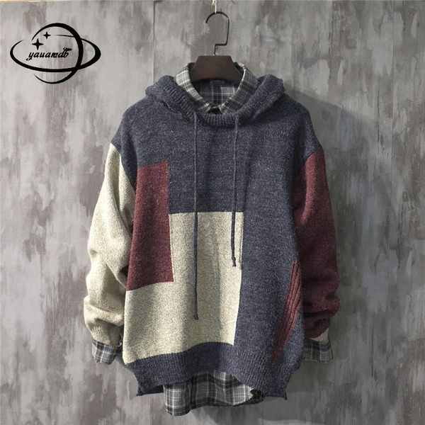 5xl mens sweaters winter male pullovers clothing hooded long sleeve patchwork thicken warm comfortable man clothes h50, White;black
5xl mens sweaters winter male pullovers clothing hooded long sleeve patchwork thicken warm comfortable man clothes h50, White;black