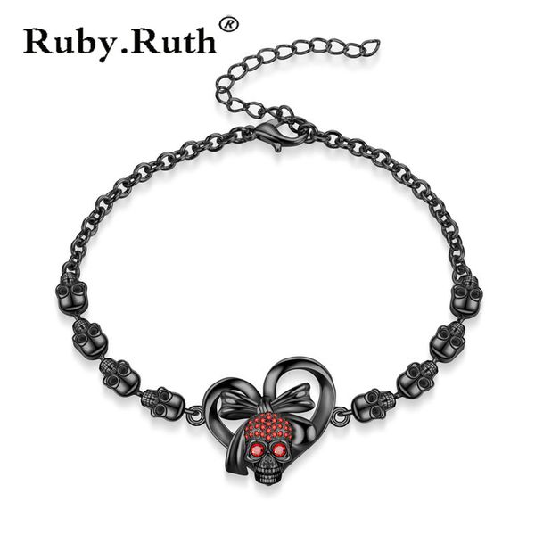 link, chain heart vintage gothic skull black bracelet for wedding women girl fashion zircon crystal bracelets jewelry gift drop
link, chain heart vintage gothic skull black bracelet for wedding women girl fashion zircon crystal bracelets jewelry gift drop