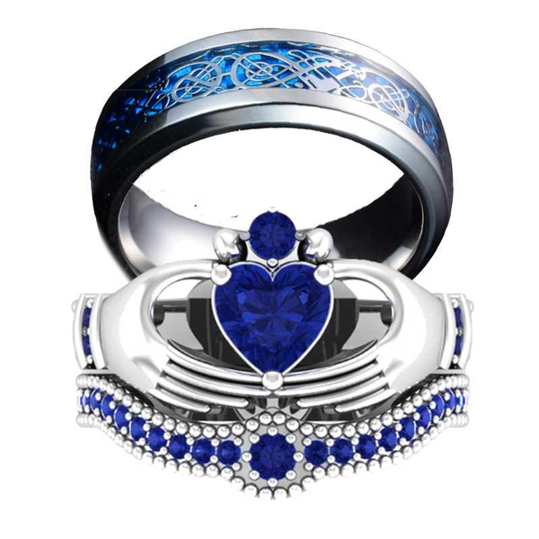 new fashion and elegant men's and women's crown type zircon ring set couple engagement wedding birthday gift jewelry wholesale, Slivery;golden
new fashion and elegant men's and women's crown type zircon ring set couple engagement wedding birthday gift jewelry wholesale, Slivery;golden