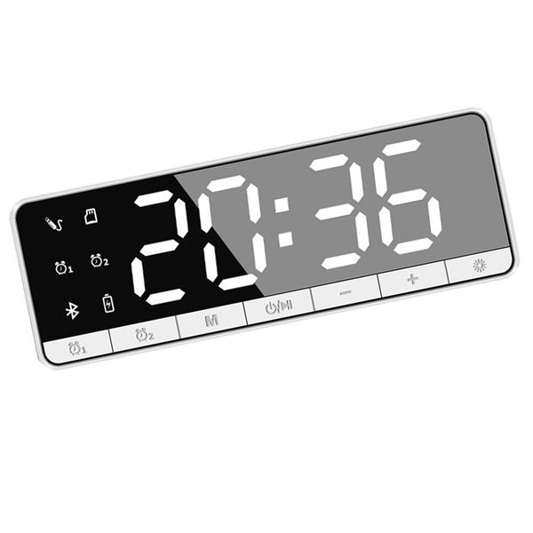 5.0 bluetooth speaker radio alarm clock radio for bedrooms, digital alarm clock dual alarms, alarm clock radio large display with bluetooth
5.0 bluetooth speaker radio alarm clock radio for bedrooms, digital alarm clock dual alarms, alarm clock radio large display with bluetooth