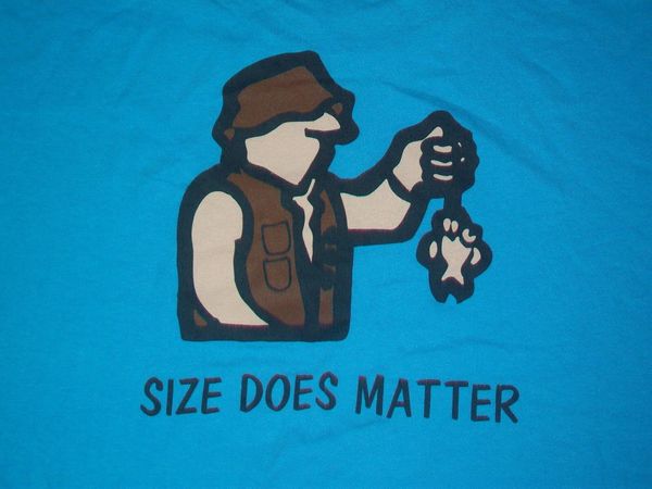 funny college frat size does matter fish blue t shirt 2xl party beer 05012010
funny college frat size does matter fish blue t shirt 2xl party beer 05012010