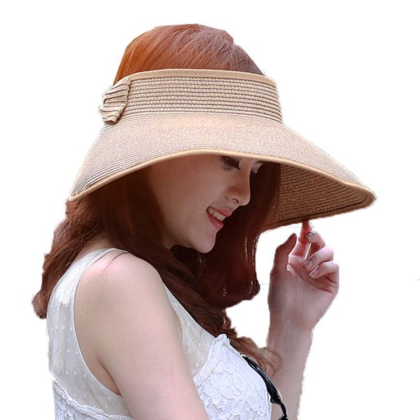 wide brim hats women summer foldable knit straw hat fashion casual beach sun sunscreen uv protection panama bow no cap v12, Blue;gray
wide brim hats women summer foldable knit straw hat fashion casual beach sun sunscreen uv protection panama bow no cap v12, Blue;gray