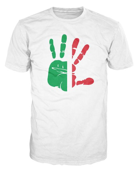 2019 100% cotton italy flag palm national italia fan t-shirt