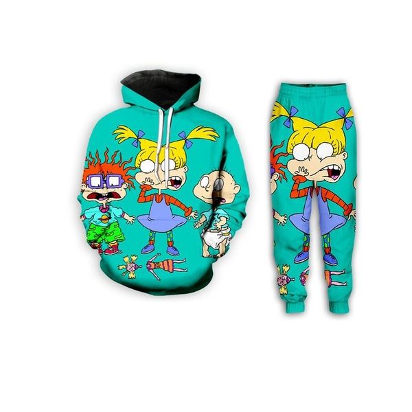 new fashion men/womens cartoon network rugrats funny 3d casual print hoodie+pants zx20, Gray
new fashion men/womens cartoon network rugrats funny 3d casual print hoodie+pants zx20, Gray