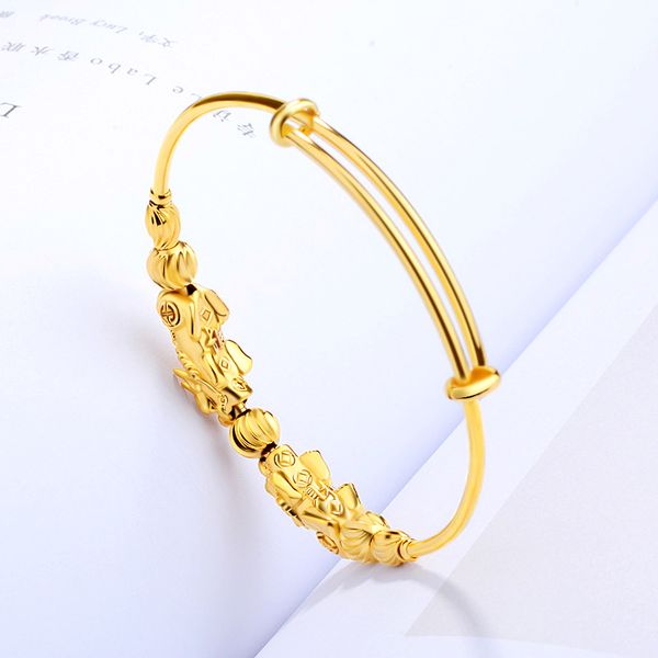 new fashion gold euro currency money transfer beads push-pull bracelet ladies copper plated 24k gold bracelet jewelry, Black
new fashion gold euro currency money transfer beads push-pull bracelet ladies copper plated 24k gold bracelet jewelry, Black