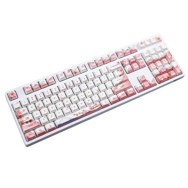 keyboards cherry profile dye sub keycap set thick pbt plastic sakura flower white pink colorway for gh60 xd64 xd84 xd96 tada68 87 104
keyboards cherry profile dye sub keycap set thick pbt plastic sakura flower white pink colorway for gh60 xd64 xd84 xd96 tada68 87 104