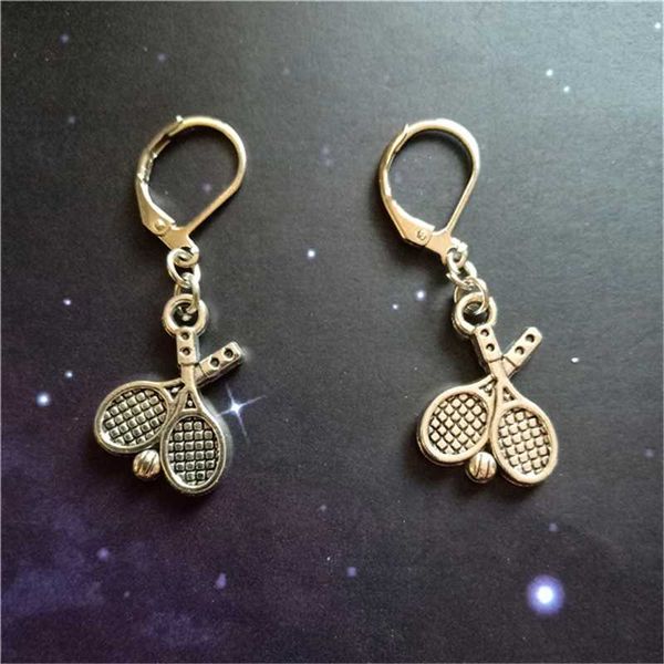 dangle & chandelier tennis leverback earrings racket pendant player gift ear clip puncture, Silver
dangle & chandelier tennis leverback earrings racket pendant player gift ear clip puncture, Silver