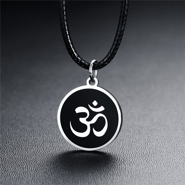 pendant necklaces zorcvens silver color stainless steel hindu buddhist aum om necklace male fashion leather chain jewelry for man
pendant necklaces zorcvens silver color stainless steel hindu buddhist aum om necklace male fashion leather chain jewelry for man