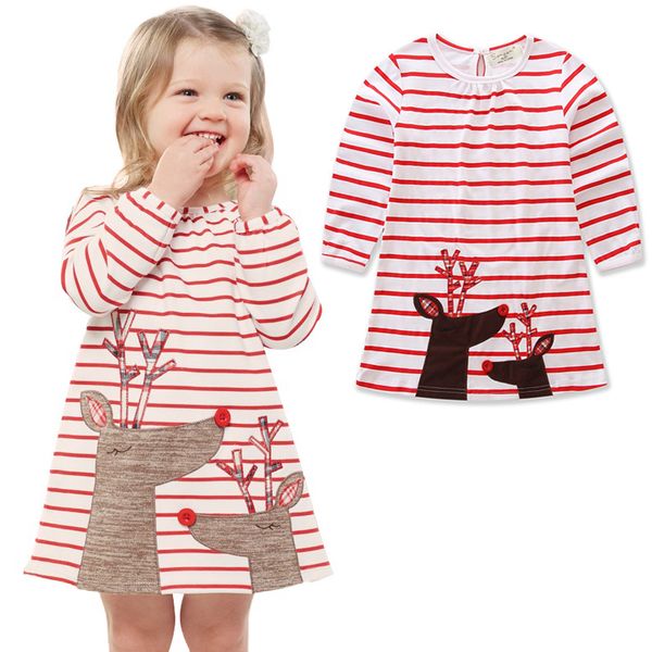 christmas girls dresses long sleeve princess dress baby girls clothes party dress for girl cotton striped dresses, Red;yellow
christmas girls dresses long sleeve princess dress baby girls clothes party dress for girl cotton striped dresses, Red;yellow