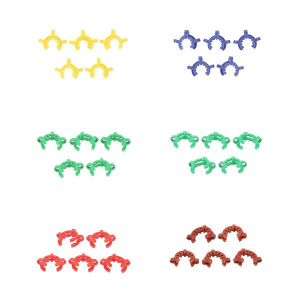 pack of 30 plastic joint clip national standard clamps glass keck clamp 14mm - 40mm, cannot use with corrosive gas
pack of 30 plastic joint clip national standard clamps glass keck clamp 14mm - 40mm, cannot use with corrosive gas