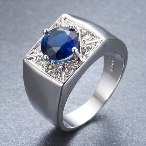 wedding rings classic four prong round stone blue/white zircon for men vintage fashion jewelry male silver color engagement ring, Slivery;golden
wedding rings classic four prong round stone blue/white zircon for men vintage fashion jewelry male silver color engagement ring, Slivery;golden