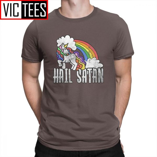 men's hail satan retro rainbow unicorn t shirt custom tshirt men group 100% cotton crewneck mens t-shirt
men's hail satan retro rainbow unicorn t shirt custom tshirt men group 100% cotton crewneck mens t-shirt