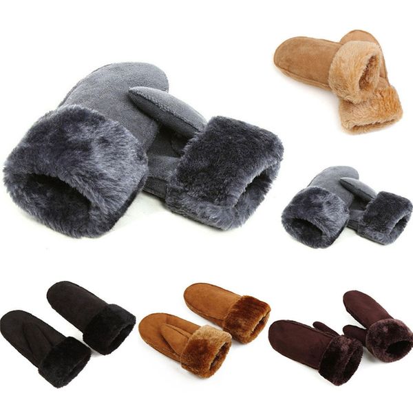 five fingers gloves women warm real sheepskin mittens fur wrist trim leather winter soft glove fleece lined frosted accessories, Blue;gray
five fingers gloves women warm real sheepskin mittens fur wrist trim leather winter soft glove fleece lined frosted accessories, Blue;gray