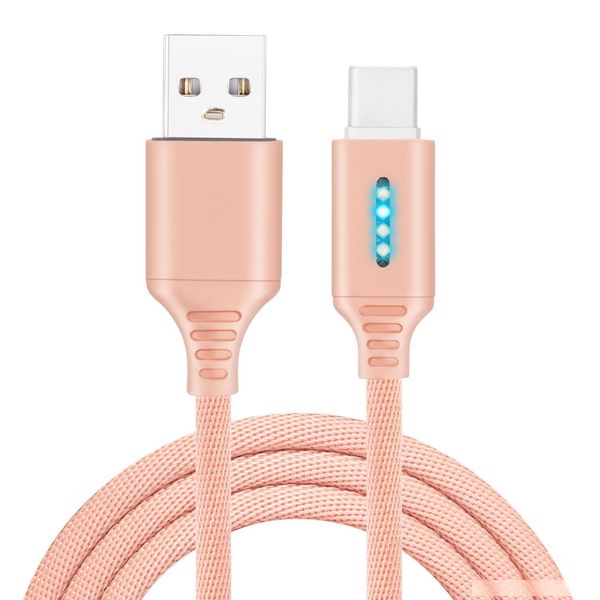 smart intelligent led zinc alloy usb cable stripe nylon braided 2.1a fast charging micro usb type-c charger cable cord for lg huawei samsung
smart intelligent led zinc alloy usb cable stripe nylon braided 2.1a fast charging micro usb type-c charger cable cord for lg huawei samsung