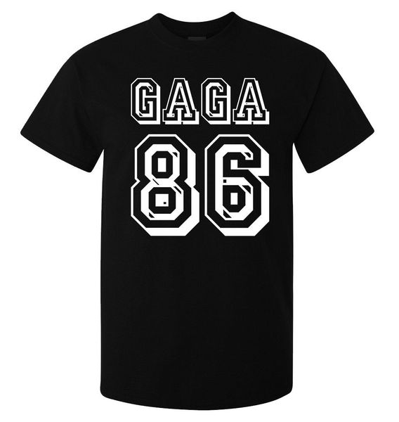 gaga 86 stylish number slogan quality men's (woman's available) t shirt black cool casual pride t shirt men fashion
gaga 86 stylish number slogan quality men's (woman's available) t shirt black cool casual pride t shirt men fashion
