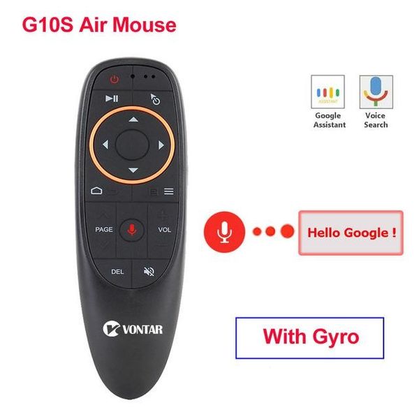 onsumer electronics g10 voice remote control 2.4g wireless air mouse remote controller with mic gyroscope for android tv box/x96 mini/t9
onsumer electronics g10 voice remote control 2.4g wireless air mouse remote controller with mic gyroscope for android tv box/x96 mini/t9