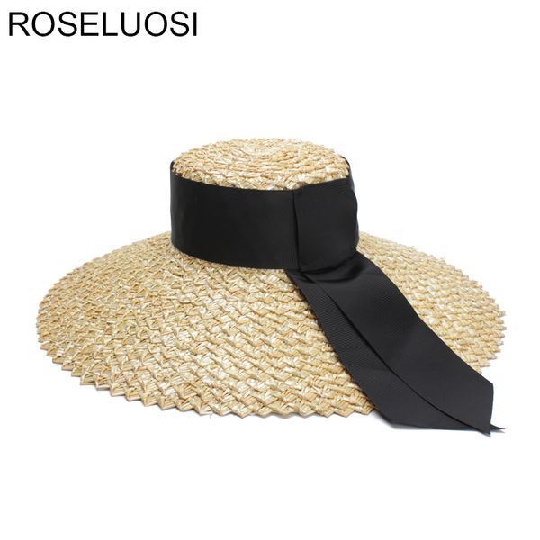 wide brim hats roseluosi summer for women 2021 sun hat fashion large straw beach cap vacation sombreros mujer verano, Blue;gray
wide brim hats roseluosi summer for women 2021 sun hat fashion large straw beach cap vacation sombreros mujer verano, Blue;gray