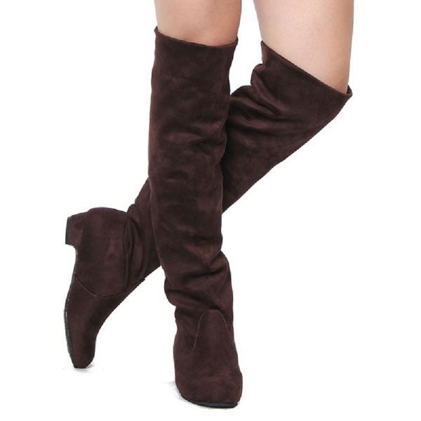 women shoes autumn winter thigh high long boots ladies low heels slip on over the knee boots zapatos de mujer plus size, Black
women shoes autumn winter thigh high long boots ladies low heels slip on over the knee boots zapatos de mujer plus size, Black