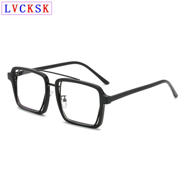 new 2020 fashion square myopia glasses women men ultralight double beam transparent spectacle frame prescription eyeglasses n5, White;black
new 2020 fashion square myopia glasses women men ultralight double beam transparent spectacle frame prescription eyeglasses n5, White;black