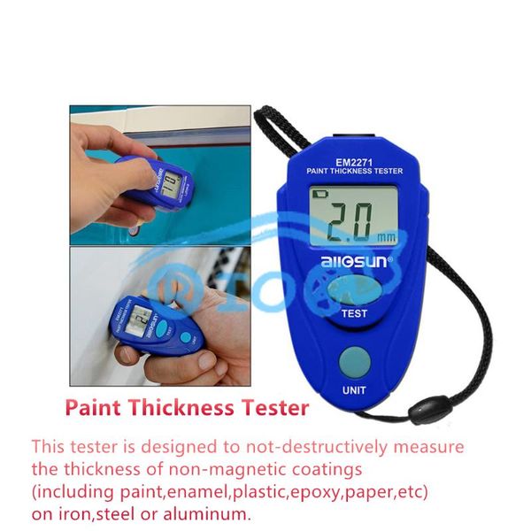 digital mini automobile thickness gauge car paint tester thickness gauges paint coating all sun all-sun em2271 em2271a
digital mini automobile thickness gauge car paint tester thickness gauges paint coating all sun all-sun em2271 em2271a