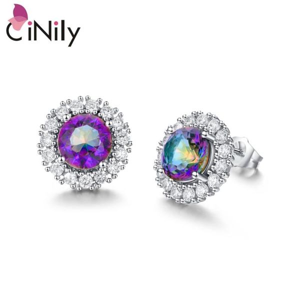 cinily mystic zircon cubic zirconia silver plated earrings wholesale sell for women jewelry stud earrings 14mm oh3455, Golden;silver
cinily mystic zircon cubic zirconia silver plated earrings wholesale sell for women jewelry stud earrings 14mm oh3455, Golden;silver