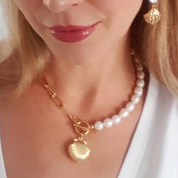 2020 моды ожерелье пресной воды pearl shell ожерелье неподдельной semi-baroque pearl jewelry ожерелье для женщин, Silver
2020 моды ожерелье пресной воды pearl shell ожерелье неподдельной semi-baroque pearl jewelry ожерелье для женщин, Silver