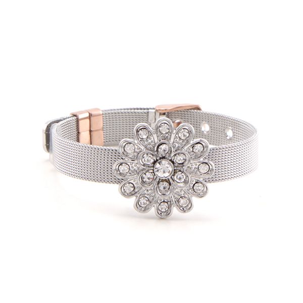 vinnie design jewelry 10mm stainless steel mesh bracelet set with big size silver color slide charms, Golden;silver
vinnie design jewelry 10mm stainless steel mesh bracelet set with big size silver color slide charms, Golden;silver