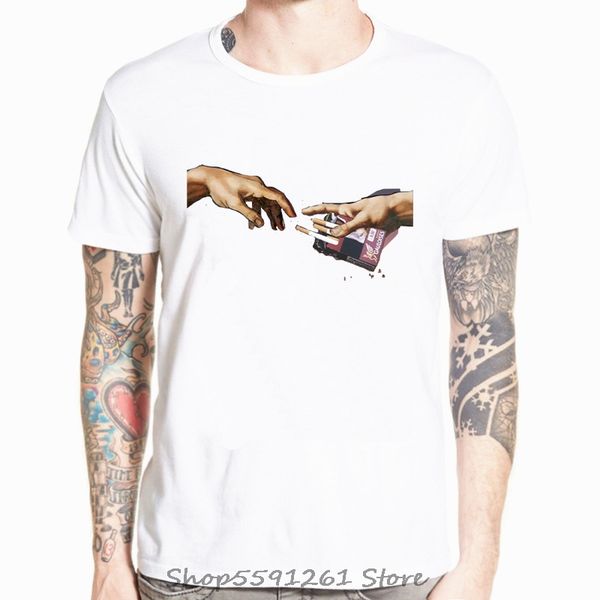 michelangelo oil paintings t-shirt homme funny hands cigarette printed tshirt men vintage white t shirt tees
michelangelo oil paintings t-shirt homme funny hands cigarette printed tshirt men vintage white t shirt tees