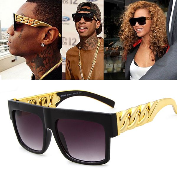 longkeeper fashion gold metal chain kim kardashian beyonce sunglasses vintage hip hop sun glasses uv400, White;black
longkeeper fashion gold metal chain kim kardashian beyonce sunglasses vintage hip hop sun glasses uv400, White;black