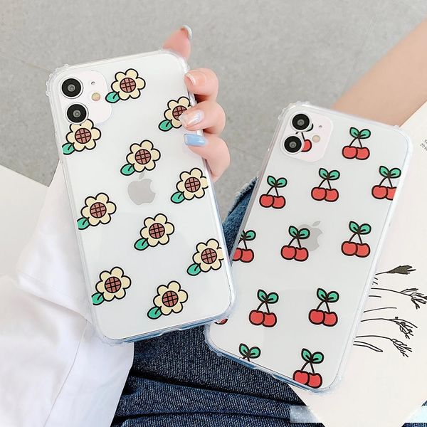 laser cherry daisy flower phone case for iphone 11 pro max xr xs max 7 8 plus x shockproof soft tpu clear back cover
laser cherry daisy flower phone case for iphone 11 pro max xr xs max 7 8 plus x shockproof soft tpu clear back cover