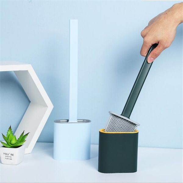 garden silicone wc toilet brush wall mounted flat head flexible soft bristles brush with quick drying holder set for bathroom accessory
garden silicone wc toilet brush wall mounted flat head flexible soft bristles brush with quick drying holder set for bathroom accessory