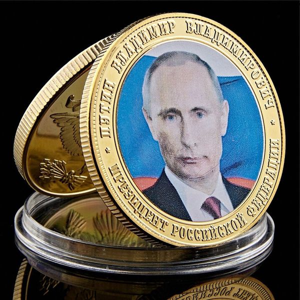 collection russia president vladimir putin crimean map 1oz gold plated commemorative coin token
collection russia president vladimir putin crimean map 1oz gold plated commemorative coin token