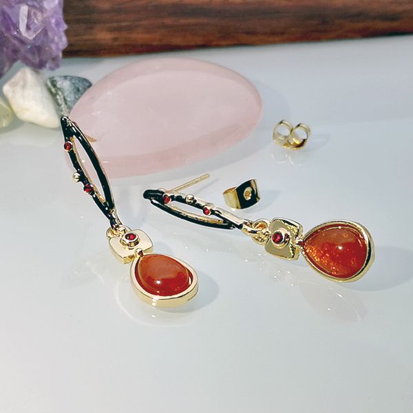 2020 vintage long red water drop gold earrings for women jewelry wedding brincos engagement statement earings accessories, Silver
2020 vintage long red water drop gold earrings for women jewelry wedding brincos engagement statement earings accessories, Silver