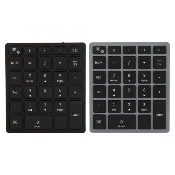 28 keys bluetooth wireless numeric keypad ultra-thin ergonomic computer tablet universal rechargeable mini keyboard