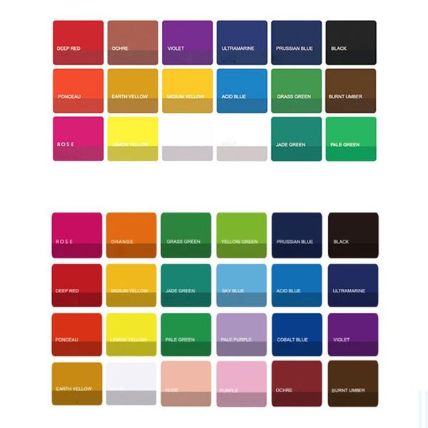 18/24 colors gouache paint set with palette 30ml watercolor painting for artists students supplies non-toxic
18/24 colors gouache paint set with palette 30ml watercolor painting for artists students supplies non-toxic