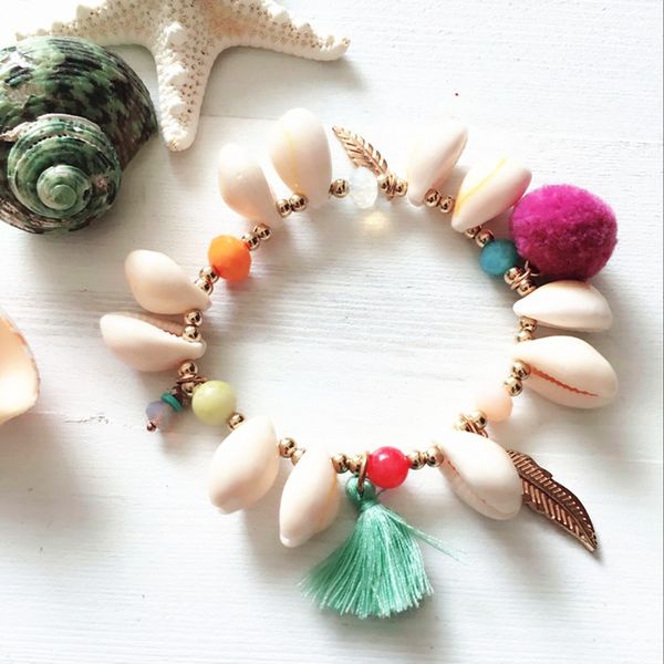 charm bracelets elastic natural stone tassel bracelet fashion women girl beads bangle shell bransoletki damskie pulseras, Golden;silver
charm bracelets elastic natural stone tassel bracelet fashion women girl beads bangle shell bransoletki damskie pulseras, Golden;silver