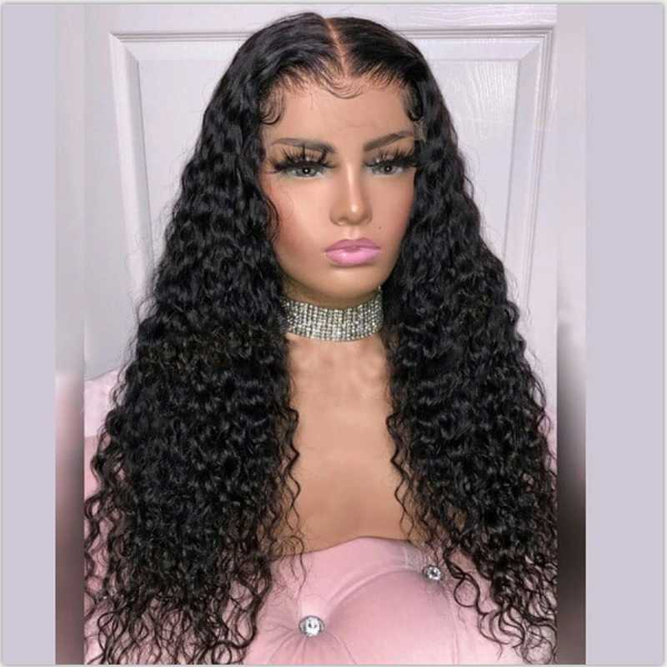 long curly 2x6 lace wig brazilian remy lace front human hair wig for women 130% natural black color bleached knots closure, Black;brown
long curly 2x6 lace wig brazilian remy lace front human hair wig for women 130% natural black color bleached knots closure, Black;brown