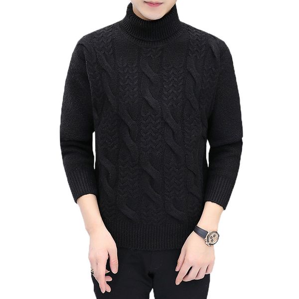 men's sweaters turtleneck wool pullover autumn winter thick fashion warm print soft long sleeve clothes knitted casual male sweater pul, White;black
men's sweaters turtleneck wool pullover autumn winter thick fashion warm print soft long sleeve clothes knitted casual male sweater pul, White;black