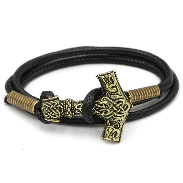 bangle youeshone men norse god viking odin wolf hammer mjolnir bracelet- 23cm, Black
bangle youeshone men norse god viking odin wolf hammer mjolnir bracelet- 23cm, Black