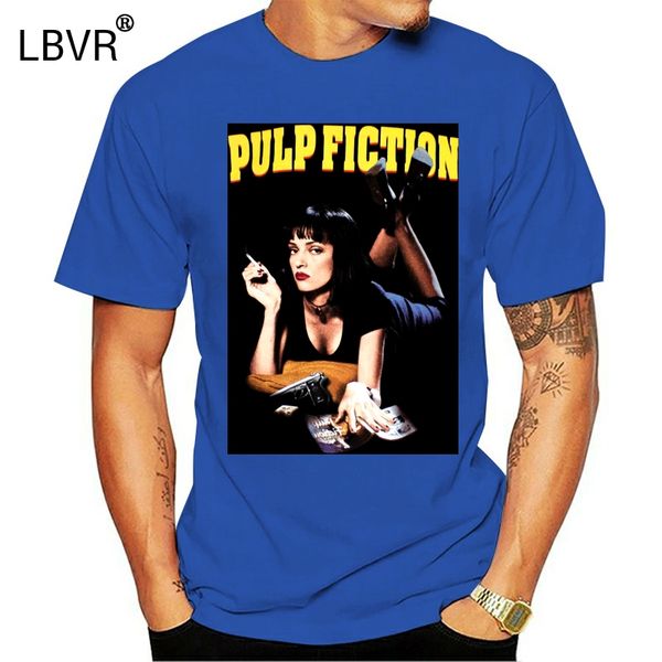 men's pulp fiction uma black t-shirt 
men's pulp fiction uma black t-shirt